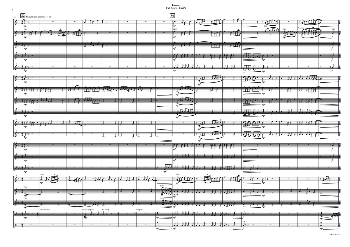 Lament, sample page 2