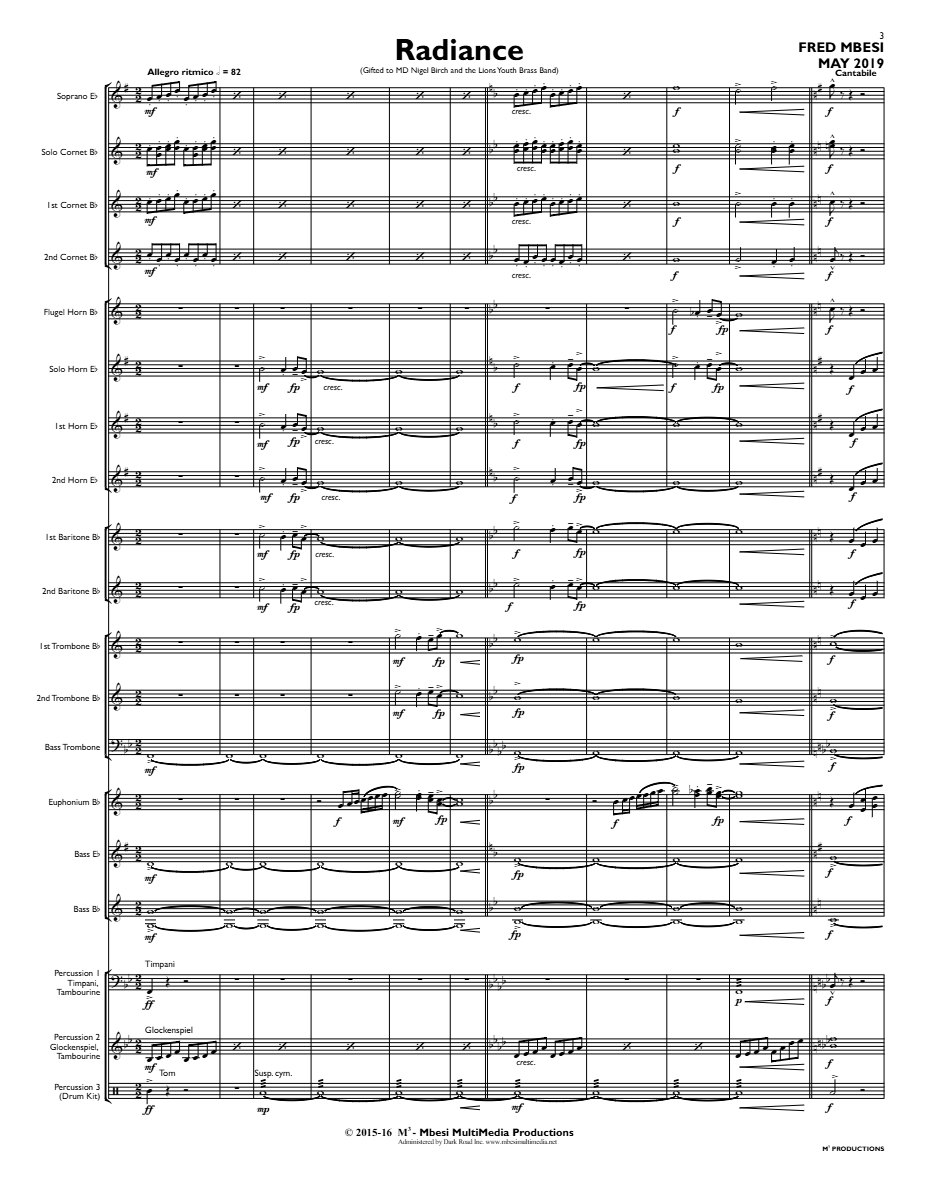 Radiance, sample page 1